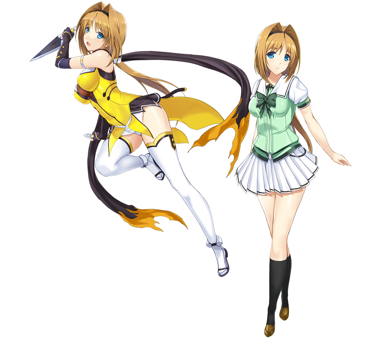アリスソフト おにぎりくん 超昂大戦 閃忍＆聖夜 ハルカ 抱き枕カバー 