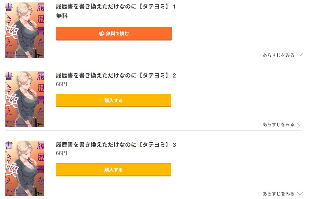 履歴書を書き換えただけなのに 無料