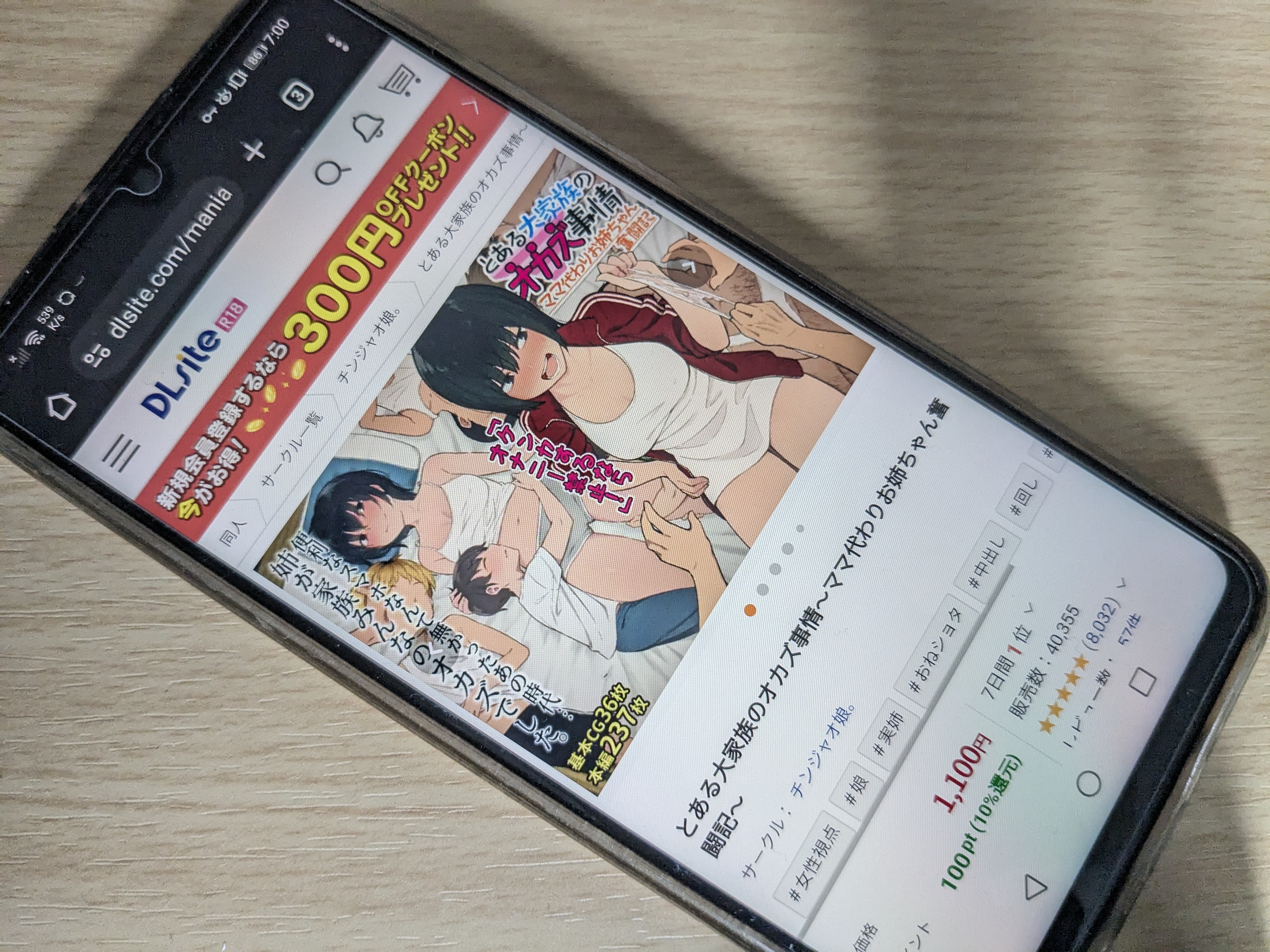 とある大家族のオカズ事情 DLsite