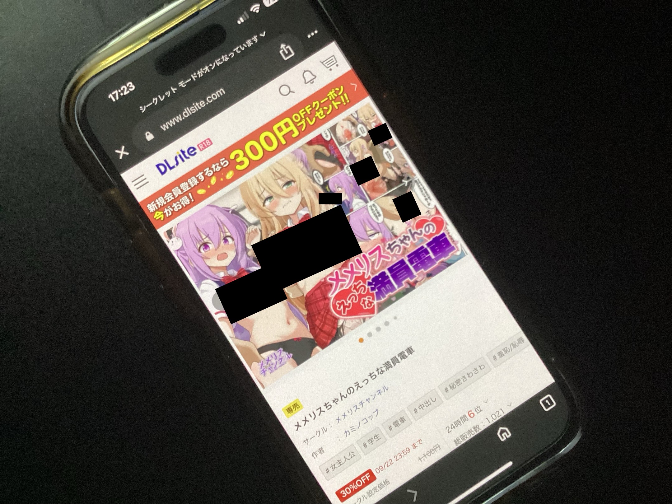 メメリスちゃんのえっちな満員電車 DLsite