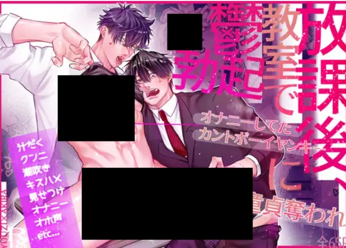 放課後、教室でオナニーしてたカントボーイヤンキーに童貞奪われ鬱勃起 DLsite